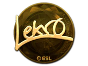 Sticker | Lekr0 (Gold) | Katowice 2019 image