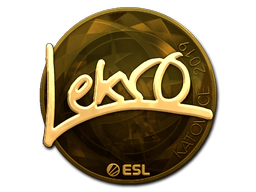 Sticker | Lekr0 (Gold) | Katowice 2019 image