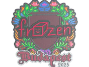 Sticker | frozen (Embroidered) | Budapest 2025 image