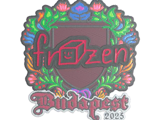 Sticker | frozen (Embroidered) | Budapest 2025