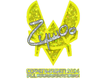 Sticker | ZywOo (Glitter) | Copenhagen 2024 image