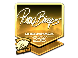 Sticker | pashaBiceps (Gold) | Cluj-Napoca 2015 image