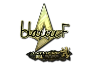 Sticker | blameF (Gold) | Antwerp 2022 image