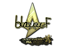Sticker | blameF (Gold) | Antwerp 2022 image
