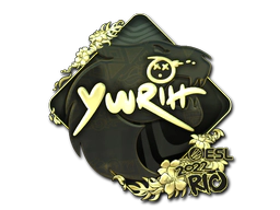 Sticker | yuurih (Gold) | Rio 2022 image