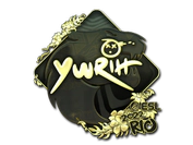 Sticker | yuurih (Gold) | Rio 2022 image