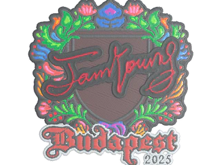 Sticker | JamYoung (Embroidered) | Budapest 2025