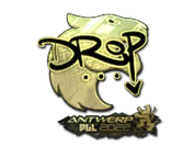 Sticker | drop (Gold) | Antwerp 2022 image