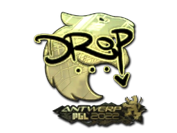 Sticker | drop (Gold) | Antwerp 2022 image