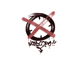 Sealed Graffiti | Noscope (Blood Red)