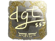 Sticker | dgt (Gold) | Austin 2025 image