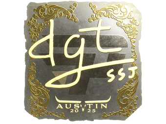 Sticker | dgt (Gold) | Austin 2025 image