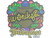 Sticker | w0nderful (Embroidered) | Budapest 2025 image