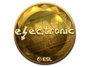 Sticker | electronic (Gold) | Katowice 2019 image