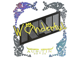 Sticker | w0nderful (Holo) | Austin 2025 image