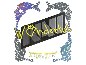 Sticker | w0nderful (Holo) | Austin 2025 image