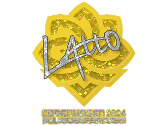 Sticker | latto (Glitter) | Copenhagen 2024 image