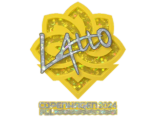 Sticker | latto (Glitter) | Copenhagen 2024