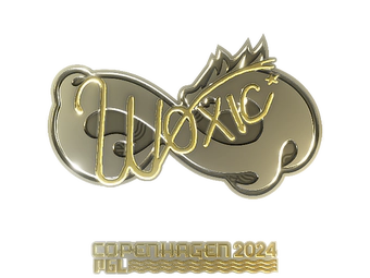 Sticker | woxic (Gold) | Copenhagen 2024 image