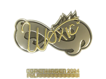Sticker | woxic (Gold) | Copenhagen 2024 image