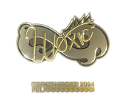 Sticker | woxic (Gold) | Copenhagen 2024 image
