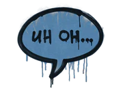 Sealed Graffiti | Uh Oh (Monarch Blue) image