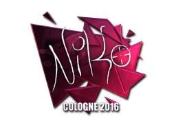 Sticker | NiKo (Foil) | Cologne 2016 image