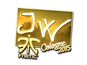 Sticker | JW (Gold) | Cologne 2015 image