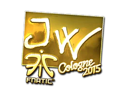 Sticker | JW (Gold) | Cologne 2015 image