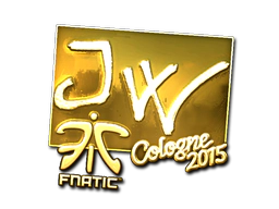 Sticker | JW (Gold) | Cologne 2015 image