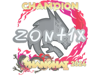 Sticker | zont1x (Champion) | Shanghai 2024