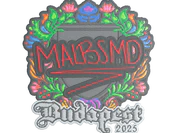 Sticker | malbsMd (Embroidered) | Budapest 2025 image