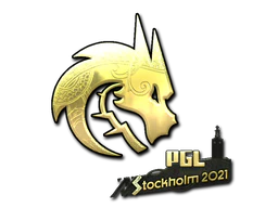 Sticker | Team Spirit (Gold) | Stockholm 2021 image