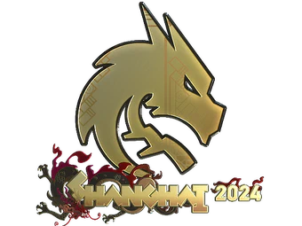 Sticker | Team Spirit (Gold) | Shanghai 2024 image