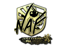 Sticker | NAF (Gold) | Antwerp 2022 image