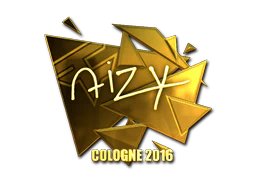 Sticker | aizy (Gold) | Cologne 2016 image
