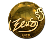 Sticker | Zeus (Gold) | Katowice 2019 image
