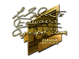 Sticker | Edward (Gold) | Boston 2018 image