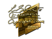 Sticker | Edward (Gold) | Boston 2018 image