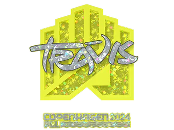 Sticker | TRAVIS (Glitter) | Copenhagen 2024 image