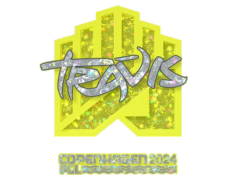Sticker | TRAVIS (Glitter) | Copenhagen 2024 image