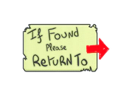 Sticker | Please Return To image