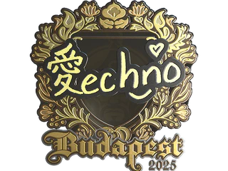 Sticker | Techno4K (Gold) | Budapest 2025