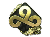 Sticker | Cloud9 (Gold) | Rio 2022 image
