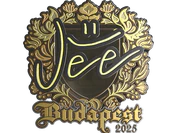 Sticker | Jee (Gold) | Budapest 2025 image