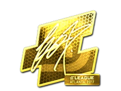 Sticker | fox (Gold) | Atlanta 2017 image