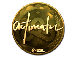 Sticker | autimatic (Gold) | Katowice 2019 image