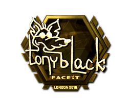 Sticker | tonyblack (Gold) | London 2018 image