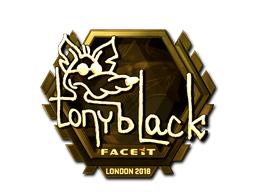 Sticker | tonyblack (Gold) | London 2018 image