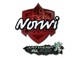 Sticker | Norwi (Glitter) | Antwerp 2022 image